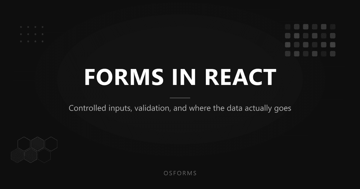 How to Handle Forms in React