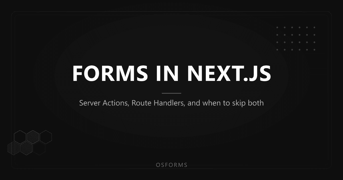 How to Handle Form Submissions in Next.js
